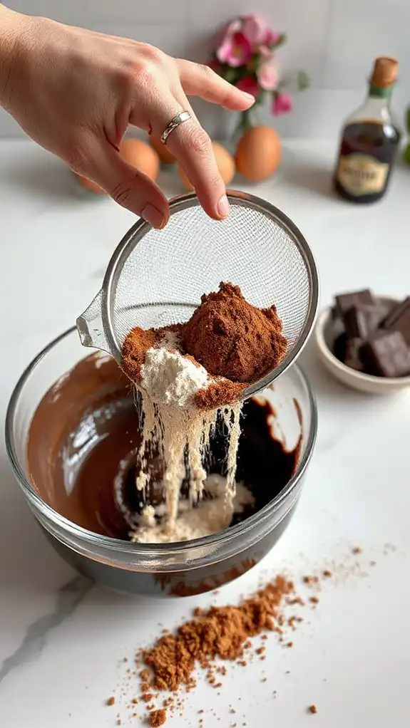 gradually incorporate dry ingredients
