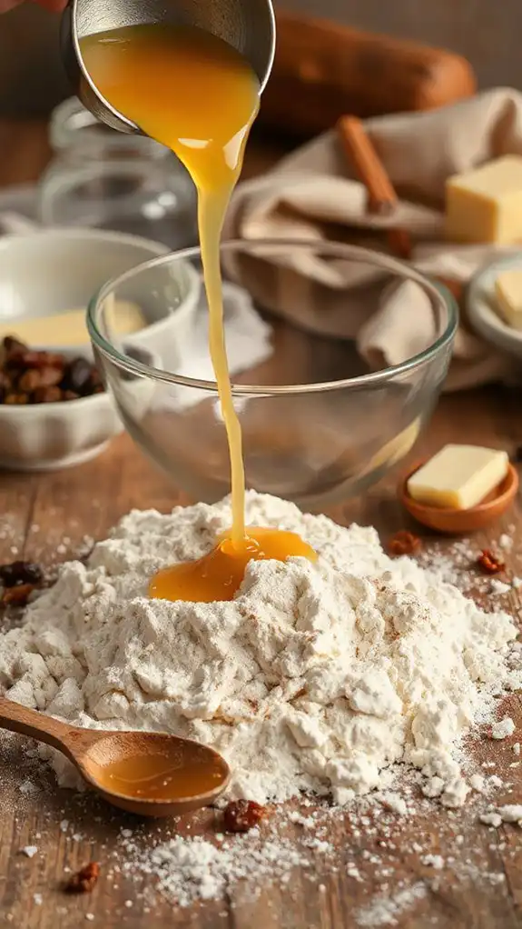 gradually incorporate yeast mixture