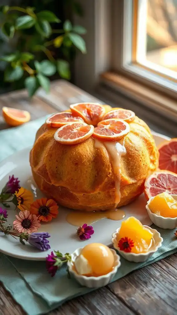 grapefruit infused buttery cake grapefruit infused buttery cake