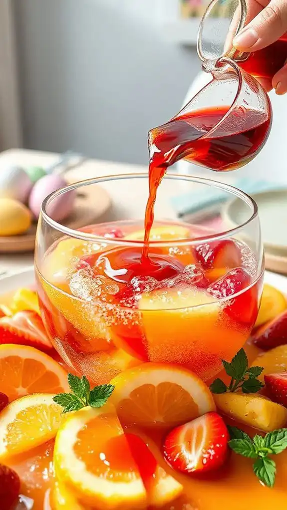 grenadine enhances beverage flavor