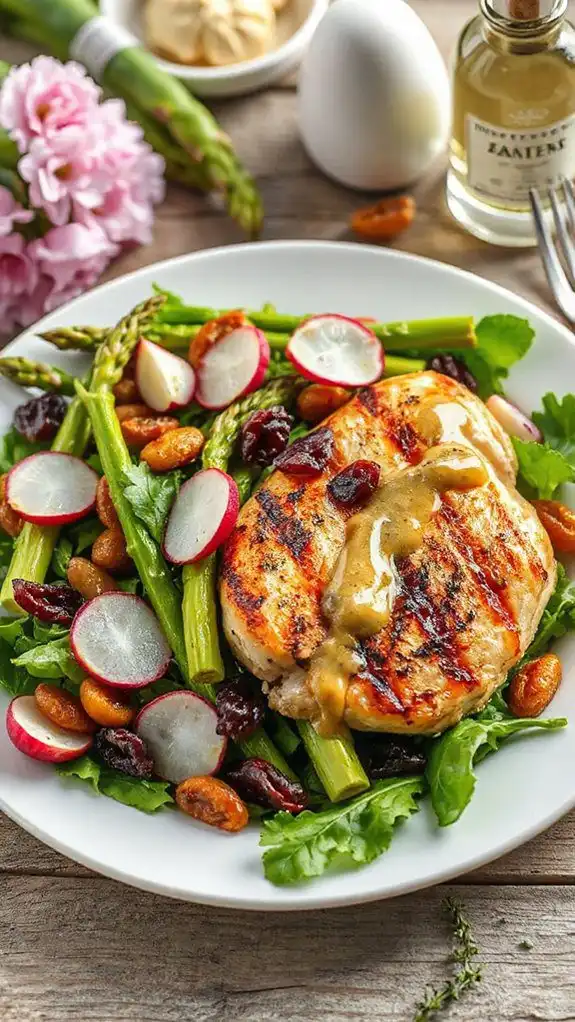 grilled chicken serving suggestion