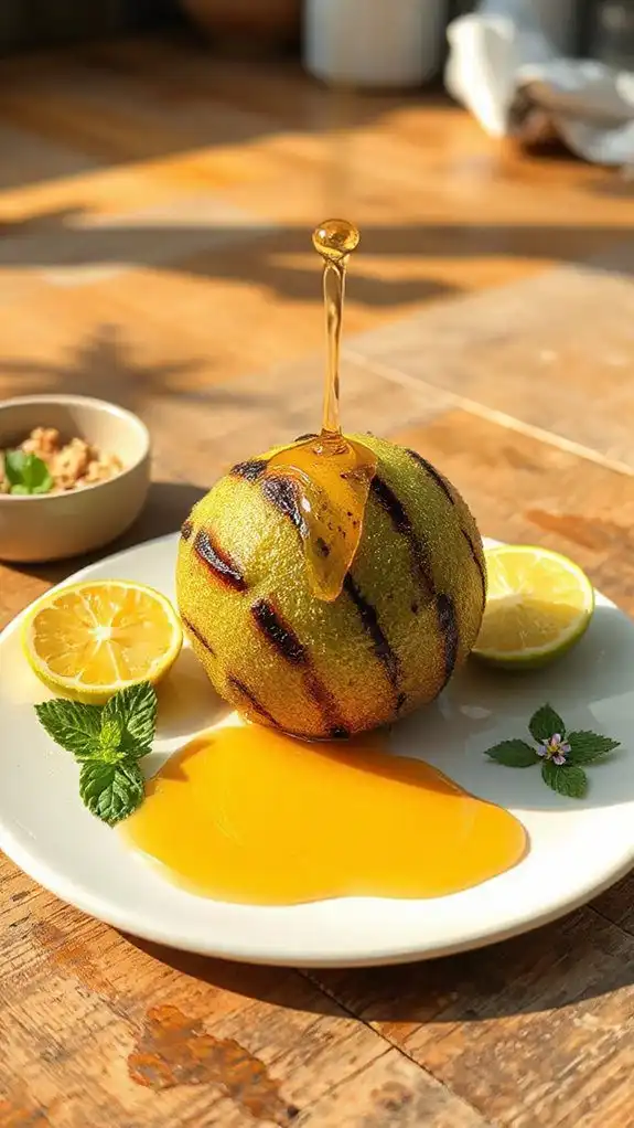 grilled kiwi dessert delight