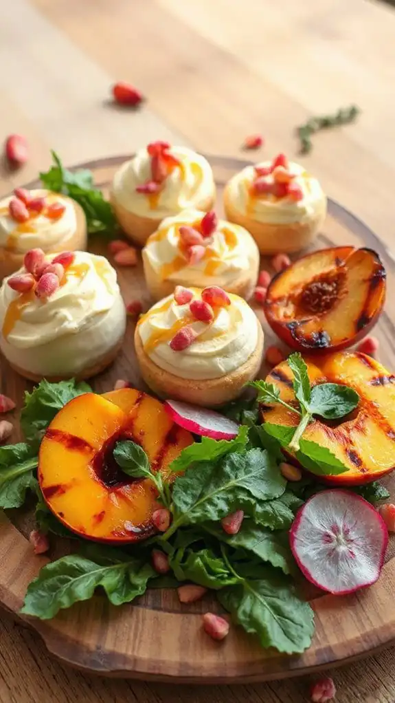 grilled peach summer salad grilled peach summer salad