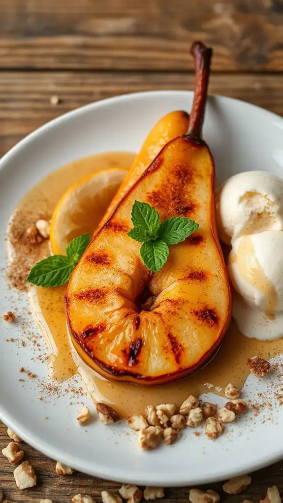 grilled pears dessert recipe