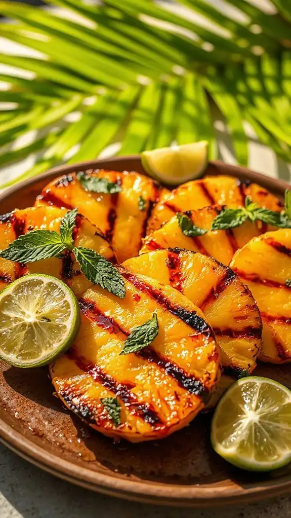grilled pineapple dessert delight