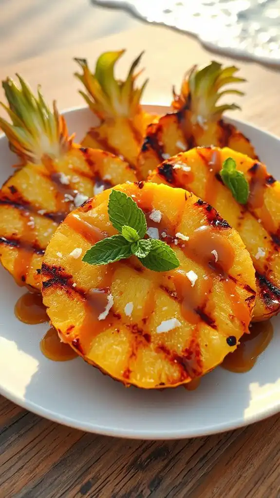 grilled pineapple summer dessert grilled pineapple summer dessert