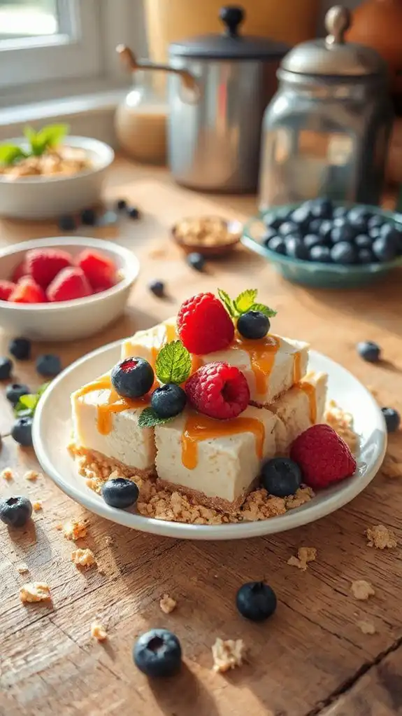 halva cheesecake bite treats