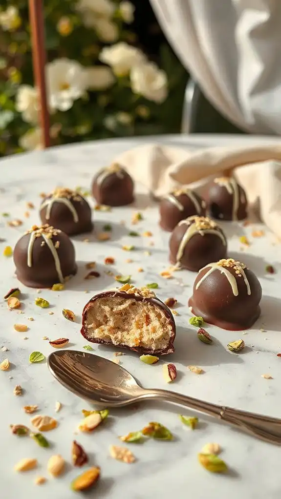 halva chocolate truffles recipe