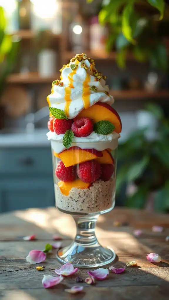halva fruit parfait delight