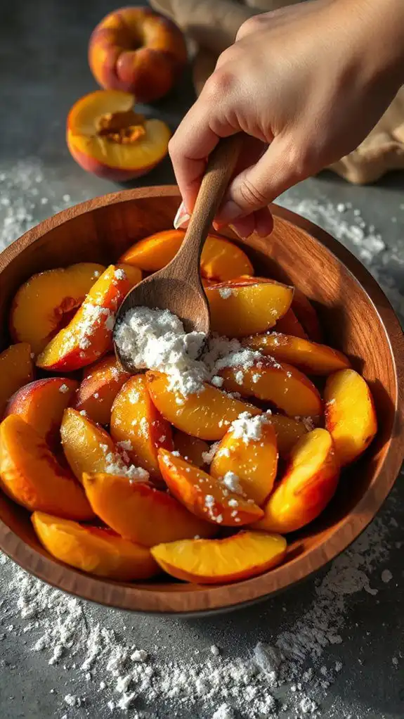 harmonious peach flavor balance