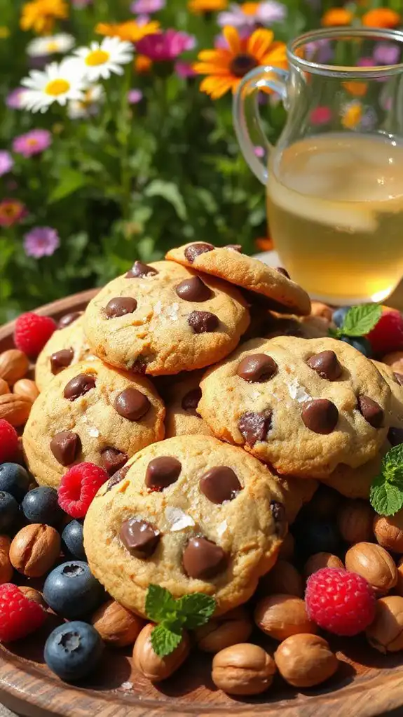 hazelnut chocolate chip cookies