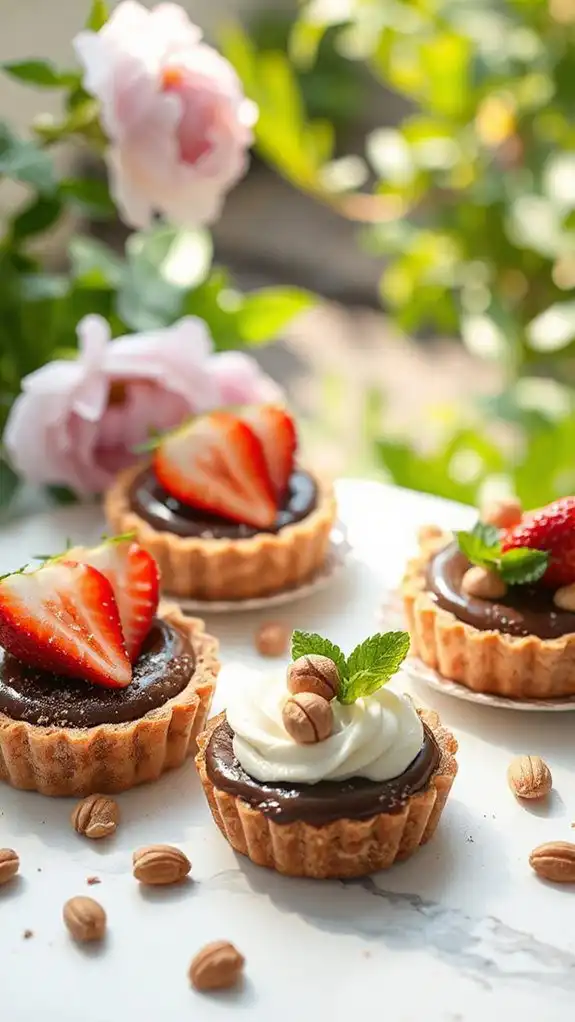 hazelnut chocolate tart recipe