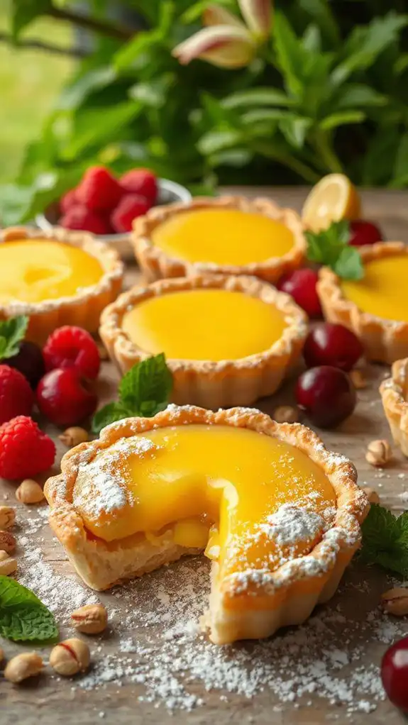 hazelnut lemon tart delight