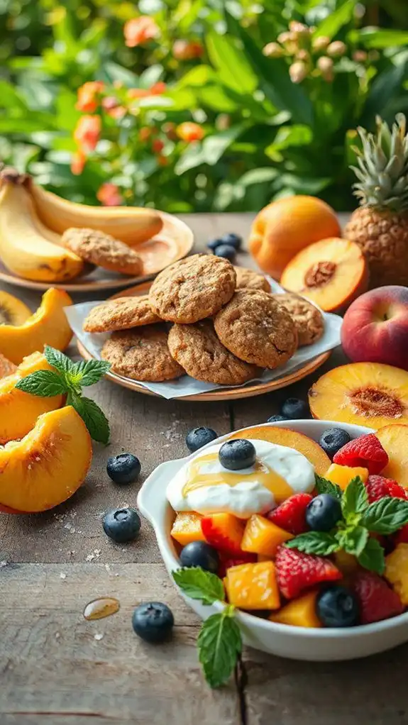 healthy banana oatmeal cookies