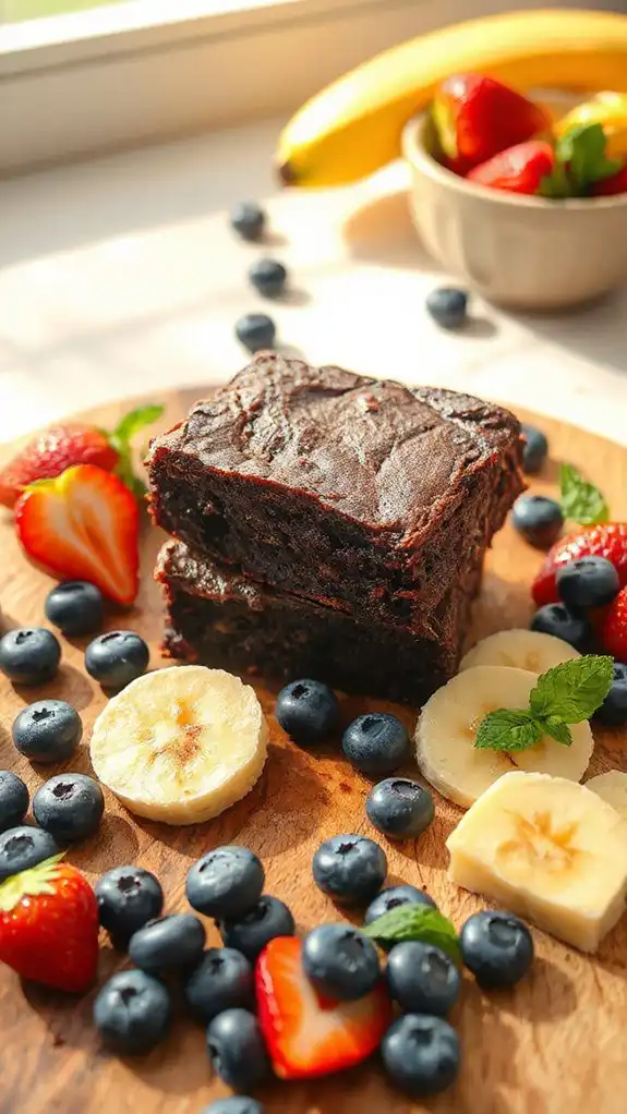 healthy chocolate zucchini brownies