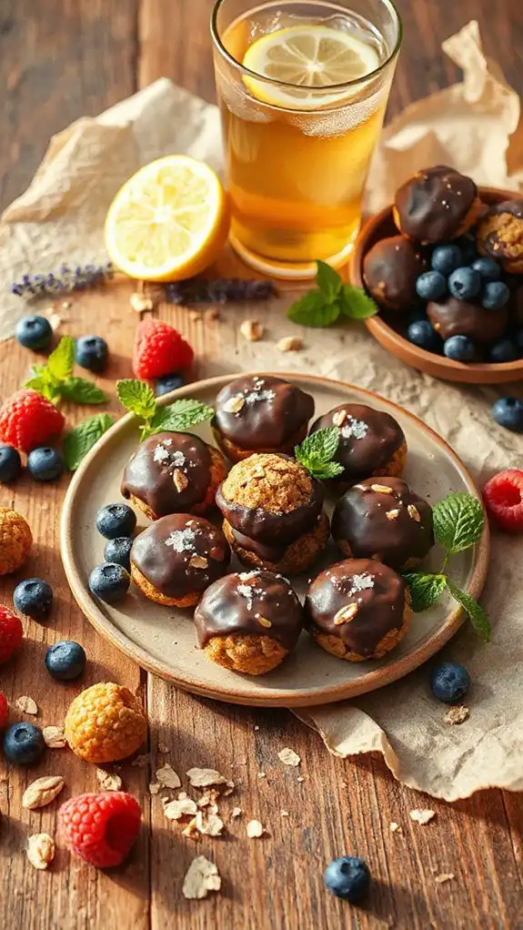 healthy no bake cookie bites