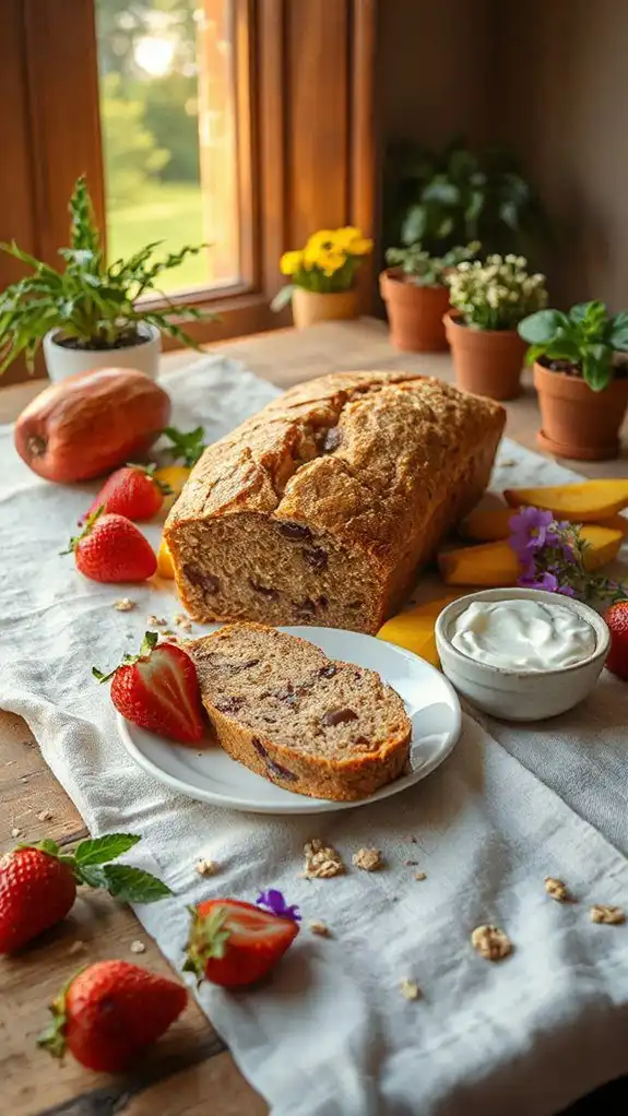healthy quinoa banana bread