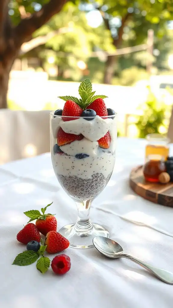 healthy summer chia pudding