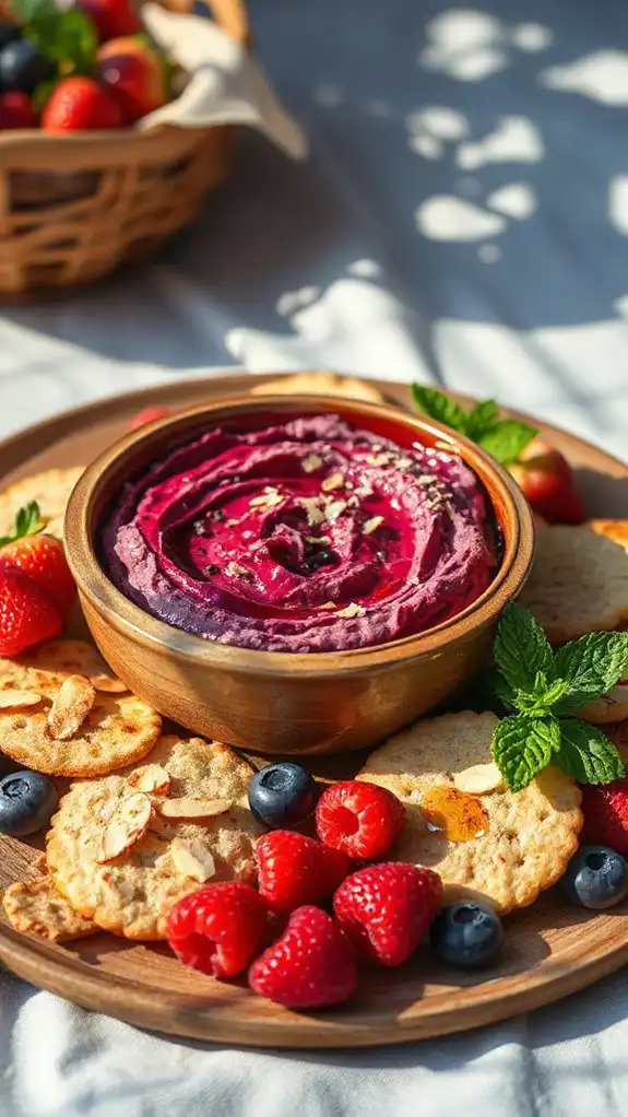 healthy summer dessert hummus
