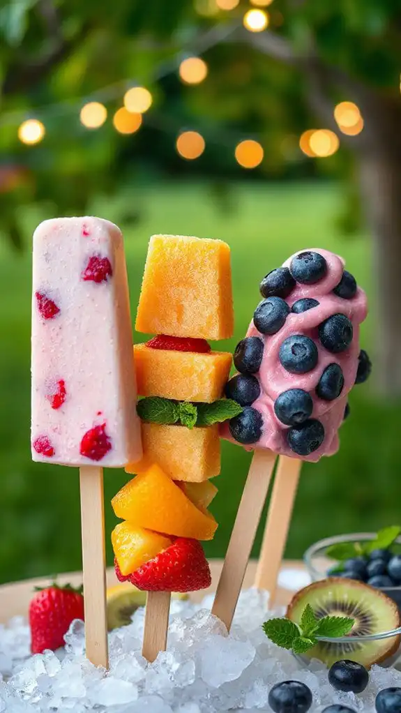 healthy summer frozen treats