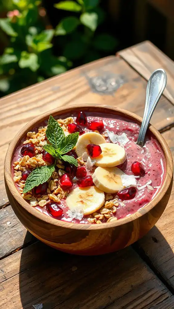 healthy summer smoothie bowl