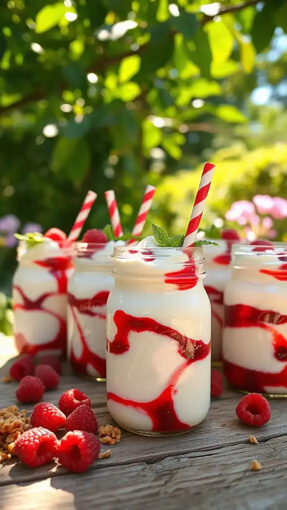 healthy summer yogurt parfaits