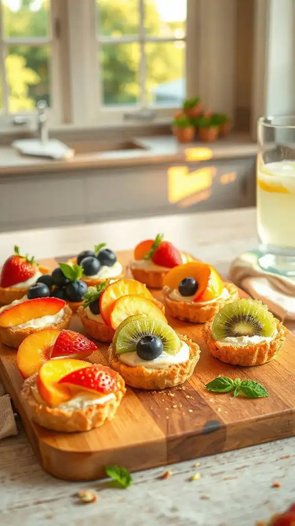 healthy vegan fruit tarts