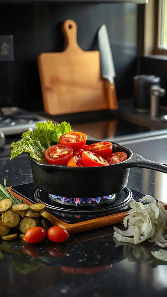 heat your skillet now