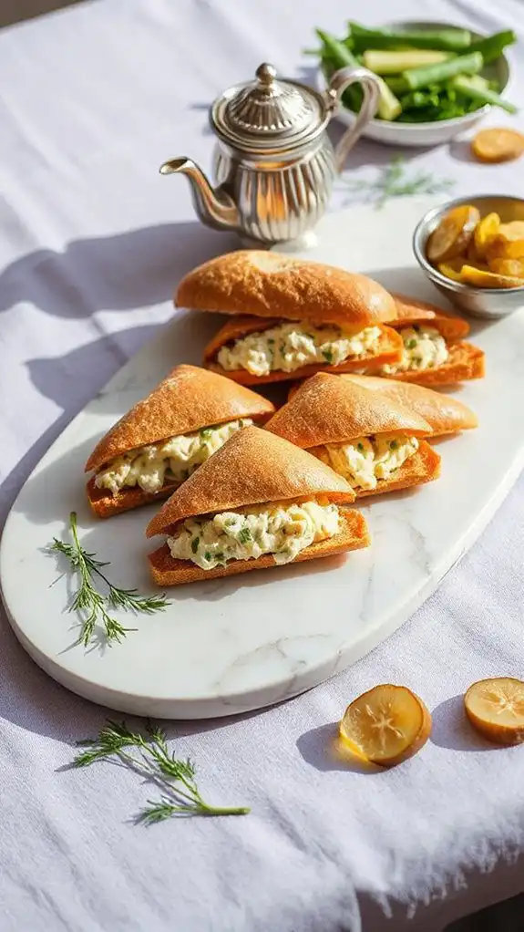 herb flavored tea sandwiches recipe