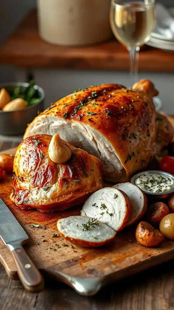 herb infused flavorful roast chicken