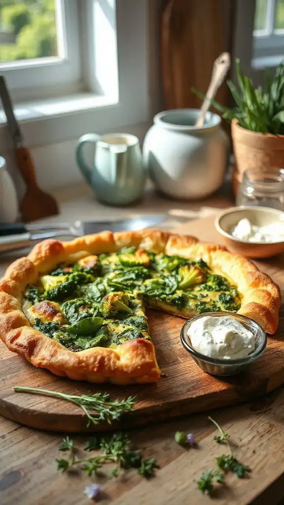 herb infused quiche variations