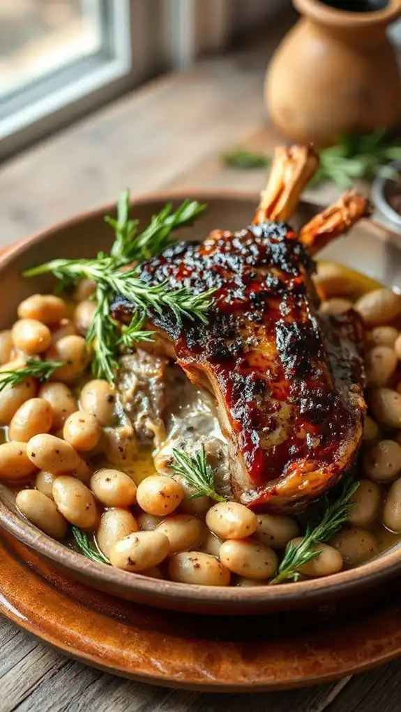 herbs enhance dish presentation