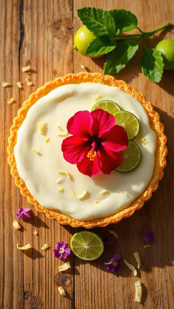 hibiscus lime coconut dessert hibiscus lime coconut dessert