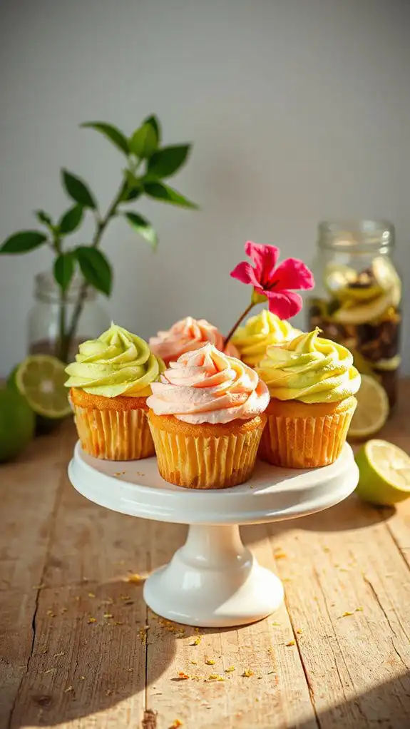 hibiscus lime cupcakes delight hibiscus lime cupcakes delight