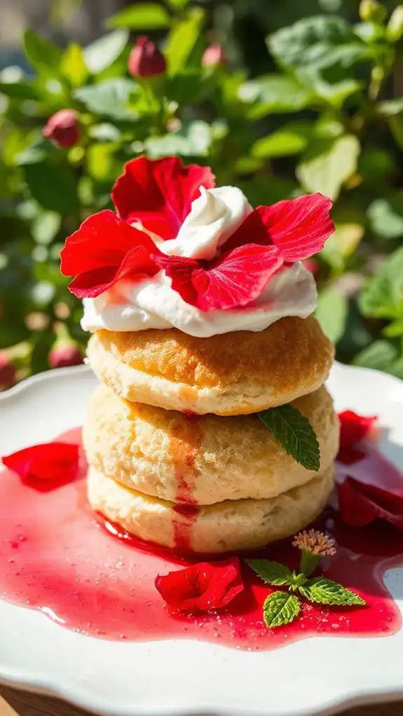 hibiscus shortcake dessert delight