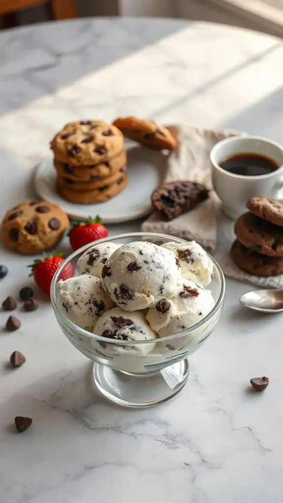holiday ice cream pairings