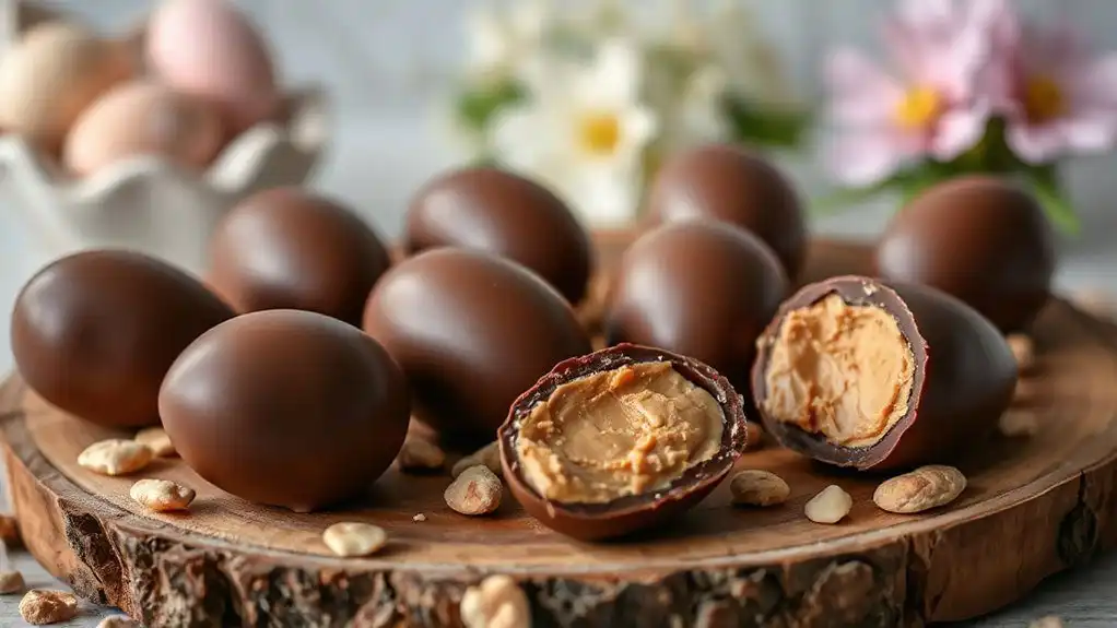 homemade peanut butter eggs
