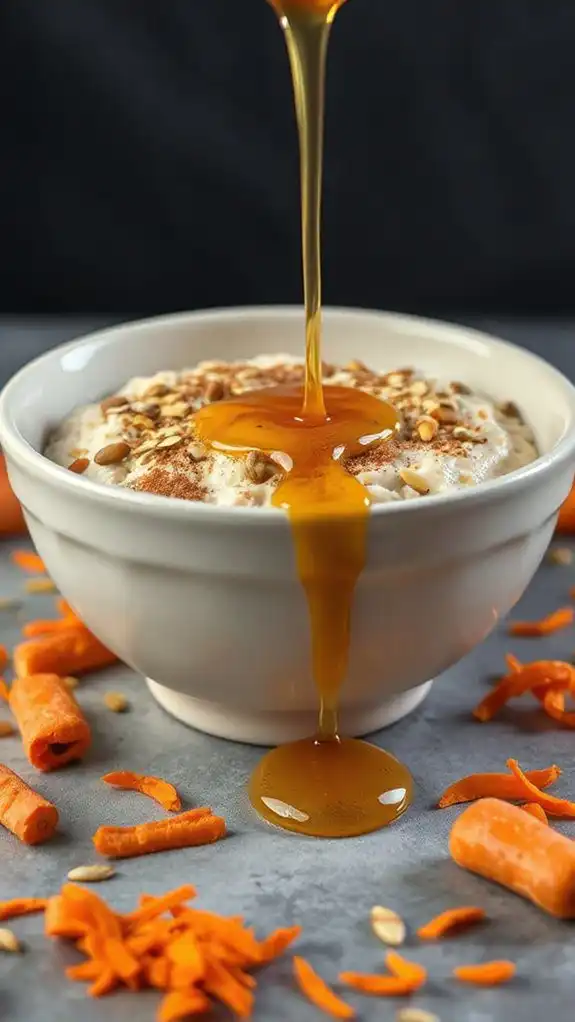 honey drizzle before serving