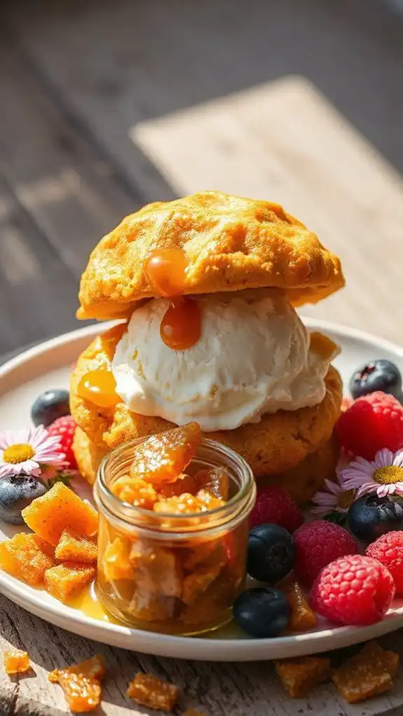 honeycomb ice cream delight