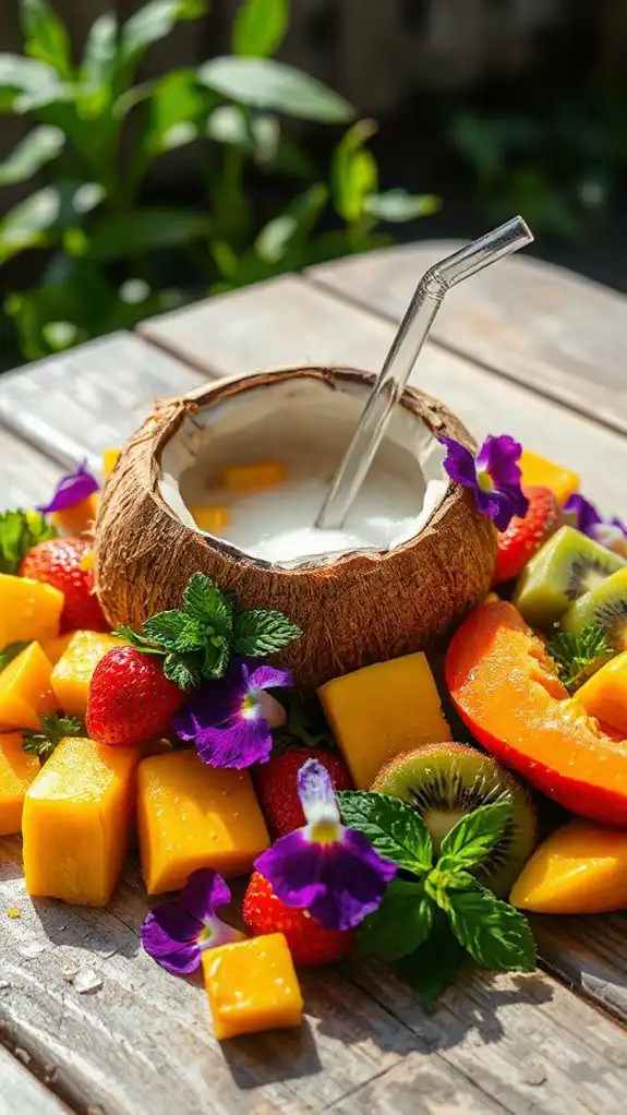 hydrating coconut fruit salad hydrating coconut fruit salad