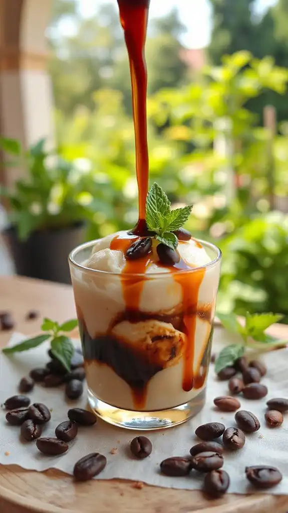 iced espresso summer dessert