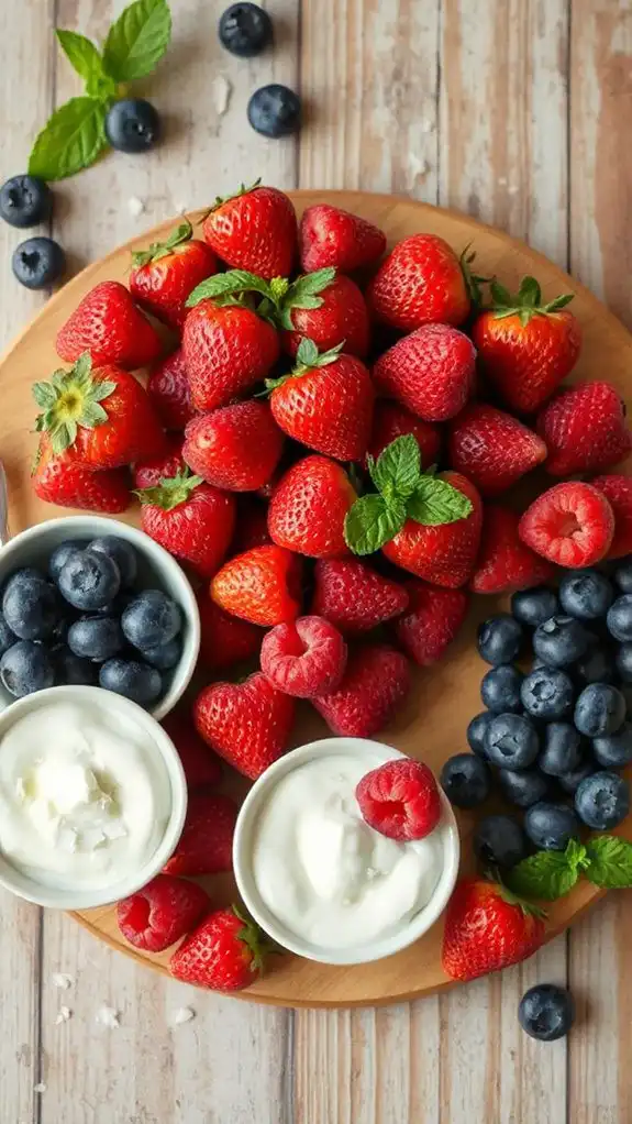 iconic red white blue