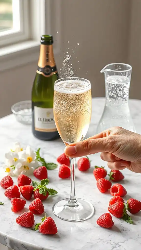 include sparkling water choice