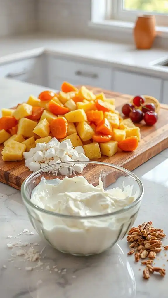 incorporate diced fruits and nuts