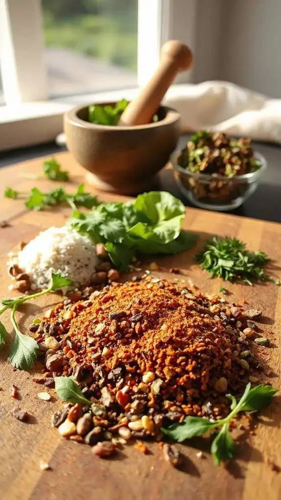 incorporate flavors with seasonings