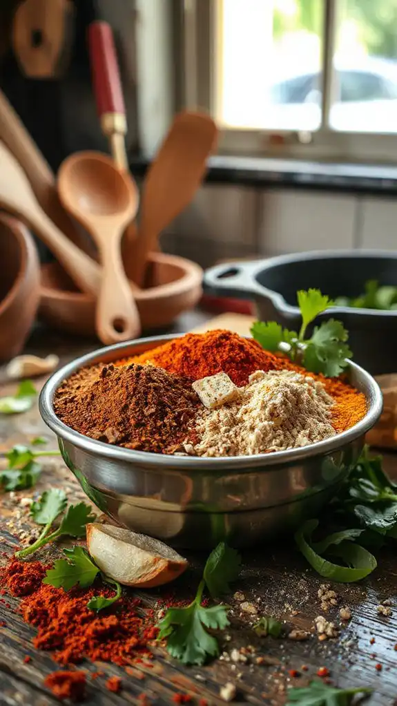 incorporate flavors with spices