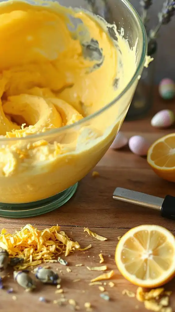 incorporate lemon zest blend