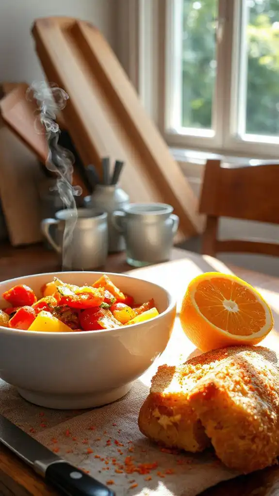 incorporate orange zest now