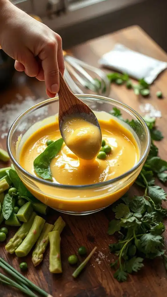 incorporate seasonal vegetables gently