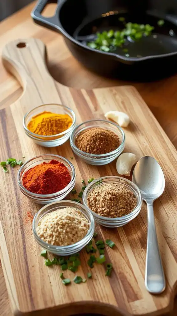 incorporate spices and herbs